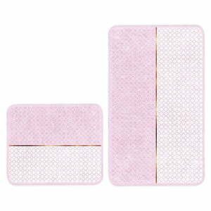 Różowe dywaniki łazienkowe zestaw 2 szt. 60x100 cm – Mila Home obraz