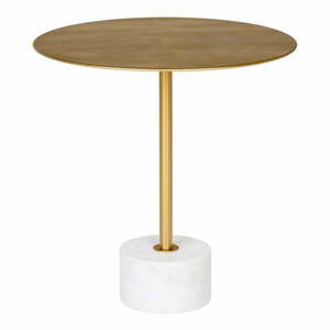 Metalowy okrągły stolik ø 51 cm Lecco – House Nordic obraz
