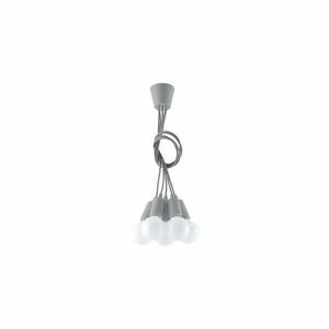 Szara lampa wisząca ø 25 cm Rene – Nice Lamps obraz
