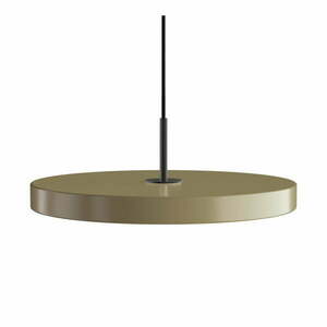 Jasnobrązowa lampa wisząca LED z metalowym kloszem ø 43 cm Asteria Medium – UMAGE obraz