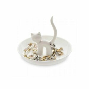 Porcelanowy stojak na biżuterię Cat – Balvi obraz