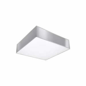 Szara lampa sufitowa 25x25 cm Mitra – Nice Lamps obraz