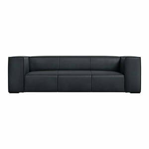 Ciemnoniebieska skórzana sofa 227 cm Madame – Windsor & Co Sofas obraz
