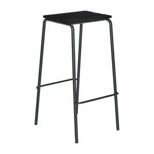 Czarne hokery zestaw 2 szt. (wysokość siedziska 76 cm) Stilt – Hübsch obraz