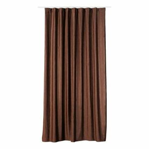 Brązowa zasłona z aksamitu 140x260 cm Roma – Mendola Fabrics obraz
