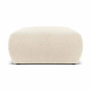 Beżowy puf z materiału bouclé Molino – Micadoni Home obraz