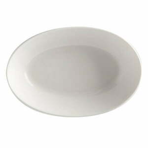 Biały porcelanowy głęboki talerz Maxwell & Williams Basic, 20x14 cm obraz