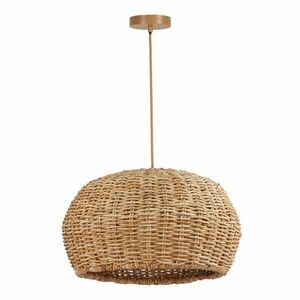 Rattanowa lampa wisząca SULION Nest, wys. 150 cm obraz