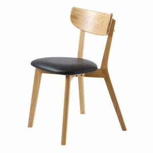 Czarno-naturalne krzesła zestaw 2 szt. Pero – Unique Furniture obraz