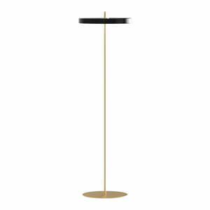 Czarna lampa stojąca LED ze ściemniaczem i metalowym kloszem (wysokość 151 cm) Asteria Floor – UMAGE obraz