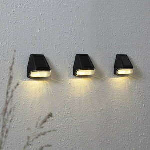 Zestaw 2 kinkietów solarnych LED Star Trading Wally, wys. 7, 5 cm obraz