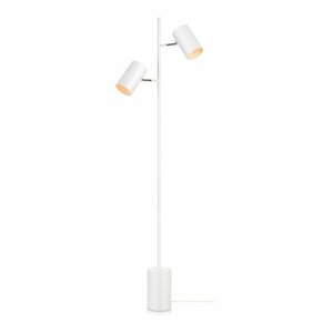 Biała lampa stojąca Twin – Markslöjd obraz