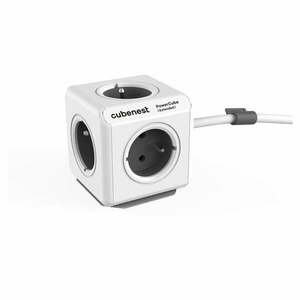 Rozgałęźnik do gniazdka 13 cm PowerCube Extended – Cubenest obraz