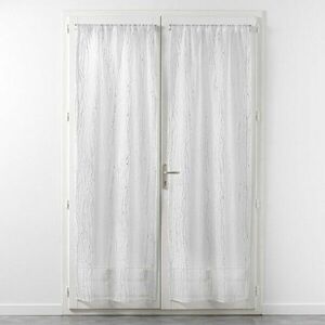 Białe firanki z woalu zestaw 2 szt. 70x200 cm Filiane – douceur d'intérieur obraz