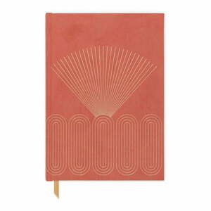 Kalendarz niedatowany w formacie A5 192 str. Bright Terra Cotta – DesignWorks Ink obraz