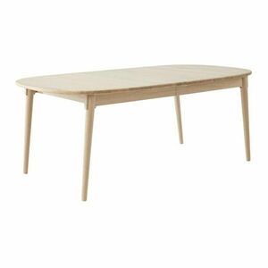 Rozkładany stół z dodatkowym blatem z litego drewna dębowego 106x184 cm Miro – Hammel Furniture obraz