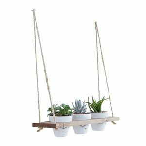 Drewniany kwietnik (wysokość 80 cm) Gar – Kalune Design obraz