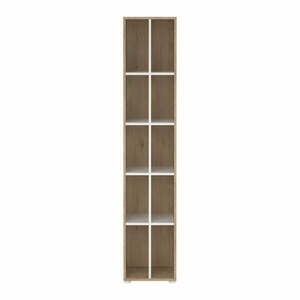 Biało-naturalny regał w dekorze dębu 41x205 cm Sign – Tvilum obraz