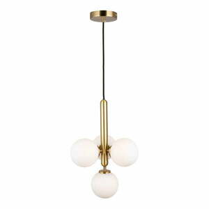 Lampa wisząca w kolorze złota SULION Musa, wys. 120 cm obraz