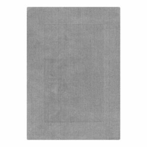 Szarobeżowy wełniany dywan tkany ręcznie 120x170 cm Border – Flair Rugs obraz