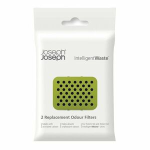 Białe zapasowe filtry węglowe zestaw 2 szt.. Intelligent Waste – Joseph Joseph obraz