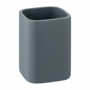 Niebieski ceramiczny kubek na szczoteczki do zębów Hexa – Wenko obraz