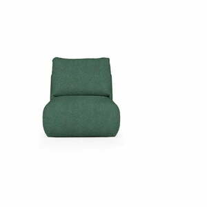 Zielony fotel z materiału bouclé Mirel – Rodier obraz