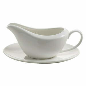 Biała porcelanowa sosjerka Maxwell & Williams Basic, 260 ml obraz