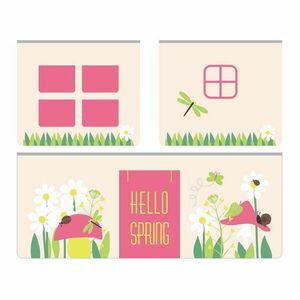 Zasłona dziecięca do łóżka 3 szt. 195x75 cm Spring – Vipack obraz