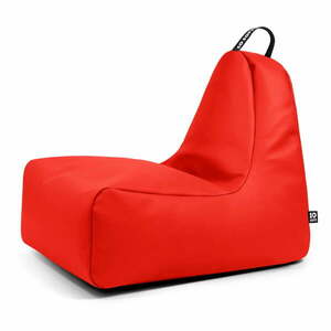 Czerwony worek do siedzenia z imitacji skóry Chill XL – So Soft? obraz