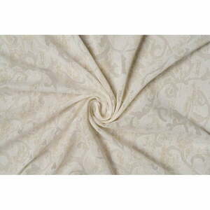 Beżowa firanka 140x260 cm Baroque – Mendola Fabrics obraz