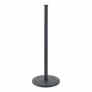 Stalowy stojak na papier toaletowy w kolorze matowej czerni Lava – Metaltex obraz