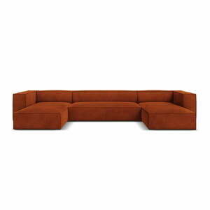 Pomarańczowy narożnik (w kształcie litery "U") Madame – Windsor & Co Sofas obraz