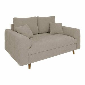 Beżowa sofa z materiału bouclé 150 cm Ariella – Ropez obraz