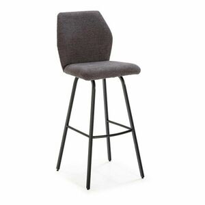 Ciemnoszare hokery zestaw 2 szt. 75 cm Pol – Marckeric obraz