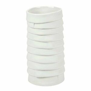 Biały porcelanowy wazon Ribbon – Mette Ditmer Denmark obraz