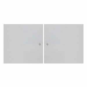 Białe drzwiczki do modułowych systemów półek 2 szt. 32x33 cm Mistral Kubus – Hammel Furniture obraz