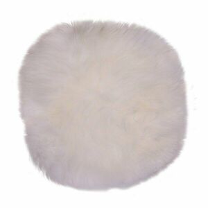Biała skóra owcza House Nordic Circle, ⌀ 35 cm obraz