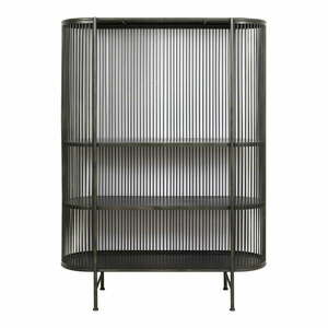 Czarna metalowa wysoka komoda 119x161 cm Yinthe – Light & Living obraz