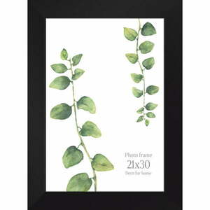 Czarna ramka ścienna Styler Narvik, 27x36 cm obraz