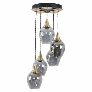 Lampa wisząca ze szklanym kloszem ø 15 cm Marlo – Squid Lighting obraz