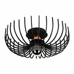 Czarna lampa sufitowa Opviq lights Aspendos, ø 36 cm obraz