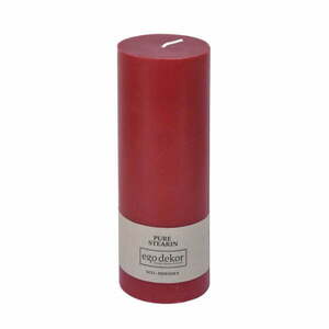 Czerwona świeczka Eco candles by Ego dekor Friendly, 60 h obraz