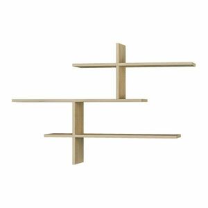 Wielopoziomowa półka w dekorze dębu 123 cm Leo – Kalune Design obraz