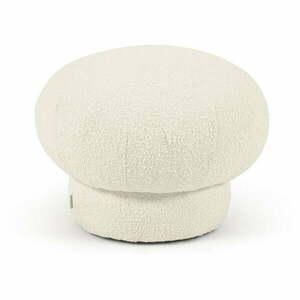 Kremowy puf z materiału bouclé Sarisha – Kave Home obraz