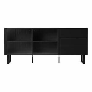 Czarna komoda 180x79 cm Edge by Hammel – Hammel Furniture obraz