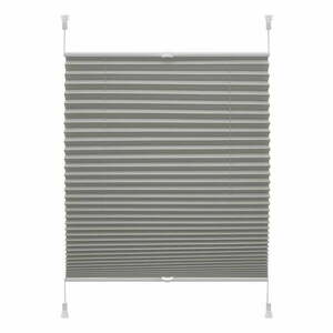 Antracytowa roleta 72, 5x150 cm Plisé Verona Termo – Gardinia obraz
