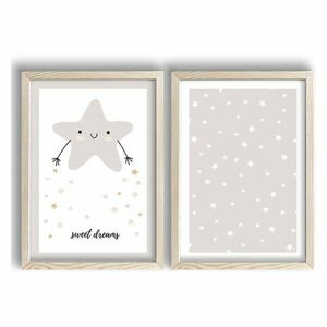 Obrazki dziecięce zestaw 2 szt. 53x78 cm Sweet Dreams – Wallity obraz