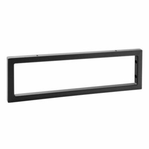 Czarny stalowy stelaż pod blat 49x2 cm – Sapho obraz