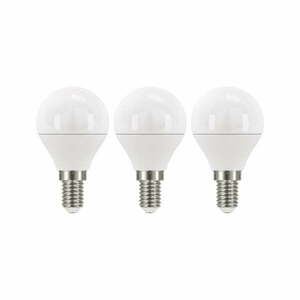 Zestaw 3 żarówek LED EMOS Classic Mini Globe Warm White, 5W E14 obraz